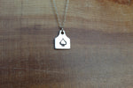 Spade necklace