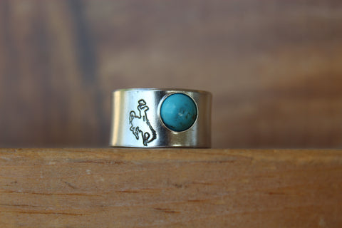 Turquoise Steamboat Ring