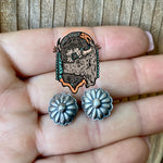Lil Concho Earrings/Hat Pick/Pin