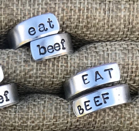 Eat Beef wrap ring