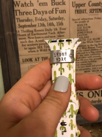 Laugh More Watch Band