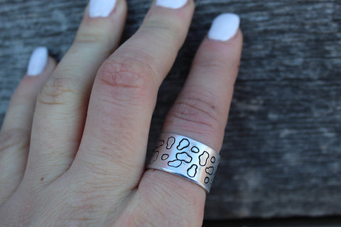 Cow Print Ring