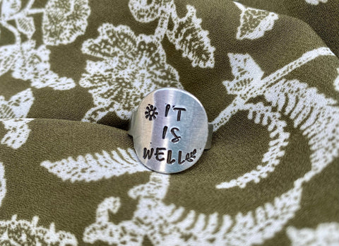 It is Well  ring