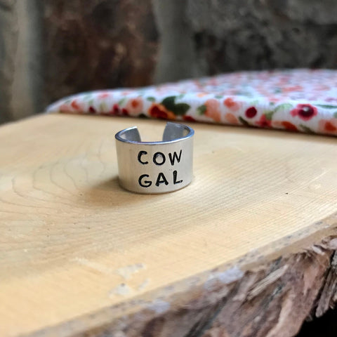 Cow Gal ring